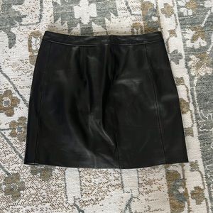 Nasty Gal black leather short skirt